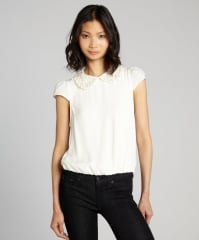 Bali Beaded Collar top by Alice and Olivia at Bluefly