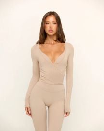 Ballet Wrap Top | Fawn at CSB