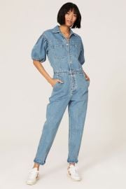 Balloon Sleeve Denim Jumpsuit by Scotch amp Soda for 45 Rent the Runway at Rent the Runway