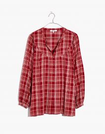 Balloon Sleeve Peasant Top at Madewell