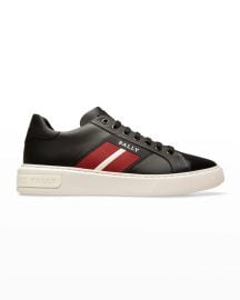 Bally Menx27s Mylton Trainspotting Leather Low-Top Sneakers at Neiman Marcus