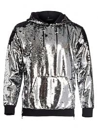 Balmain - Sequin Hoodie at Saks Fifth Avenue