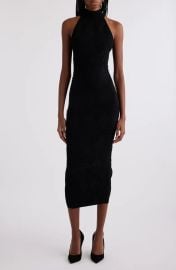 Balmain Diamond Rib Midi Sweater Dress at Nordstrom