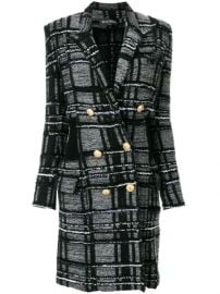 Balmain Double Breasted Coat - Farfetch at Farfetch