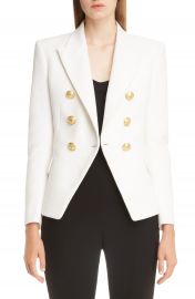 Balmain Double Breasted Wool Blazer   Nordstrom at Nordstrom