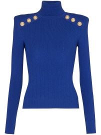 Balmain Glittered roll-neck Jumper - at Farfetch