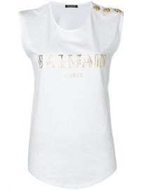 Balmain Logo Print T-shirt - Farfetch at Farfetch