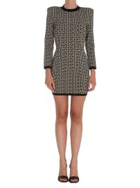 Balmain Monogram Dress  italist ALWAYS LIKE A SALE at Italist