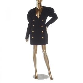 Balmain Mutton Long Sleeve Dress at Janet Mandell