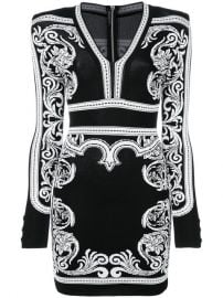 Balmain Short Baroque Dress  2 150 - Buy Online - Mobile Friendly  Fast Delivery  Price at Farfetch