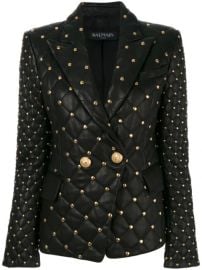 Balmain Studded Blazer - Farfetch at Farfetch