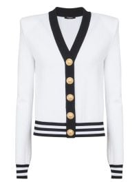 Balmain Two tone cardigan at Farfetch