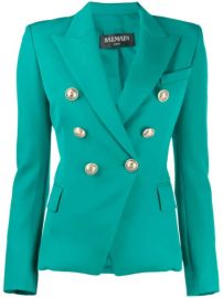 Balmain button-embellished Blazer - Farfetch at Farfetch