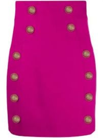 Balmain button-embellished mini skirt button-embellished mini skirt at Farfetch