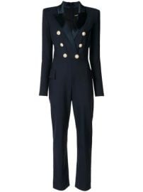 Balmain double-breasted Stretch Jumpsuit - Farfetch at Farfetch