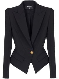 Balmain flap-pockets single-breasted Blazer - at Farfetch