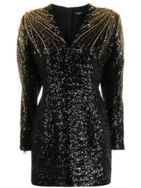 Balmain sequin-embellished Beaded Cocktail Dress - Farfetch at Farfetch