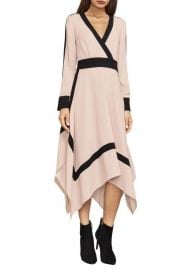 Bambi Colorblock Wrap Dress by Bcbgmaxazria at Saks Off 5th