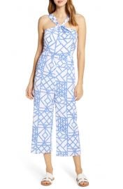 Bamboo Lattice Print Jumpsuit at Nordstrom