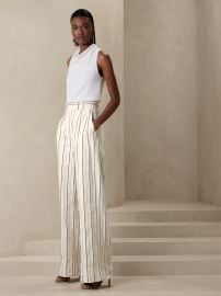 Banana Republic Alva Wide Leg Cotton Pants at Banana Republic