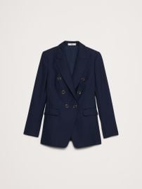 Banana Republic Captains Blazer in Navy Blue at Banana Republic