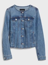 Banana Republic Crop Medium Wash Denim Jacket at Banana Republic