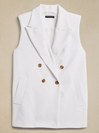 Banana Republic Double Breasted Boyfriend Vest at Banana Republic