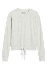 Banana Republic Fleece Cropped Sweatshirt at Banana Republic