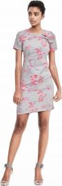 Banana Republic Ikat Ruffle Shoulder Dress at Banana Republic