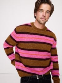 Banana Republic Italian Alpaca Wool Blend Stripe Sweater at Banana Republic