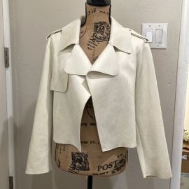 Banana Republic Jackets amp Coats Banana Republic Cream Moto Jacket Poshmark at Poshmark