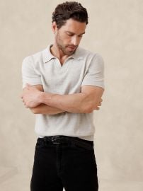 Banana Republic Linen Cotton Sweater Polo at Banana Republic