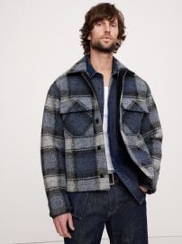 Banana Republic Plaid Shirt Jacket at Banana Republic