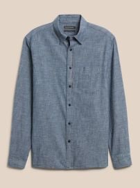 Banana Republic Slim Fid Double Pocket Chambray Shirt at Banana Republic