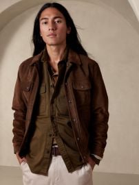 Banana Republic Suede Trucker Jacket at Banana Republic