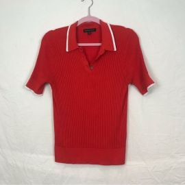 Banana Republic Tops Banana Republic Ribbed Short Sleeve Polo Shirt Poshmark at Poshmark