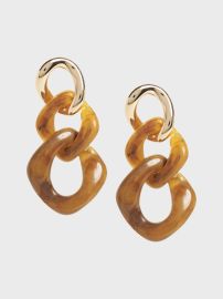 Banana Republic Tortoise Shell Link Earrings at Banana Republic