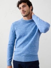 Banana Republic Warm Lofty Sweater in Light Blue at Banana Republic