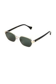 Banbe Blake Sunglasses In Gold Dark Olive at Revolve