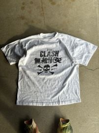 Band Tees Streetwear Vintage Crazy The Clash Vintage Japanese Tour Faded Graphic Tee Grailed at Grailed