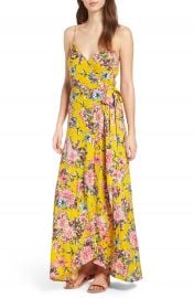 Band of Gypsies Chrysanthemum Wrap Front Dress at Nordstrom