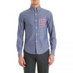 Band of Outsiders Contrast Pocket Shirt at Barneys