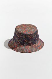 Bandana Print Bucket Hat by Urban Outfitters at Urban Outfitters