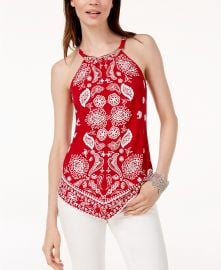 Bandana Print Top at Macys