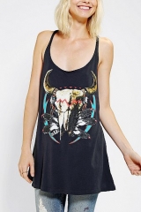 Bandit Brand Skull Lightning Tank Top at Urban Outfitters