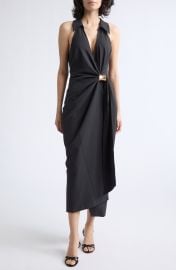 Bangle Enez Halter Midi Dress at Nordstrom