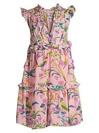 Banjanan - Chandra Silk Floral Dress at Saks Fifth Avenue