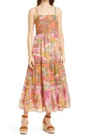 Banjanan Hazel Tiered Hem Organic Cotton Sundress at Nordstrom