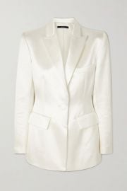 Banks Duchesse-Satin Blazer by Alex Perry at Net A Porter