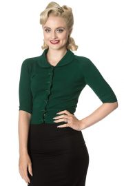 Banned Women s April Short Sleeve Cardigan at Amazon